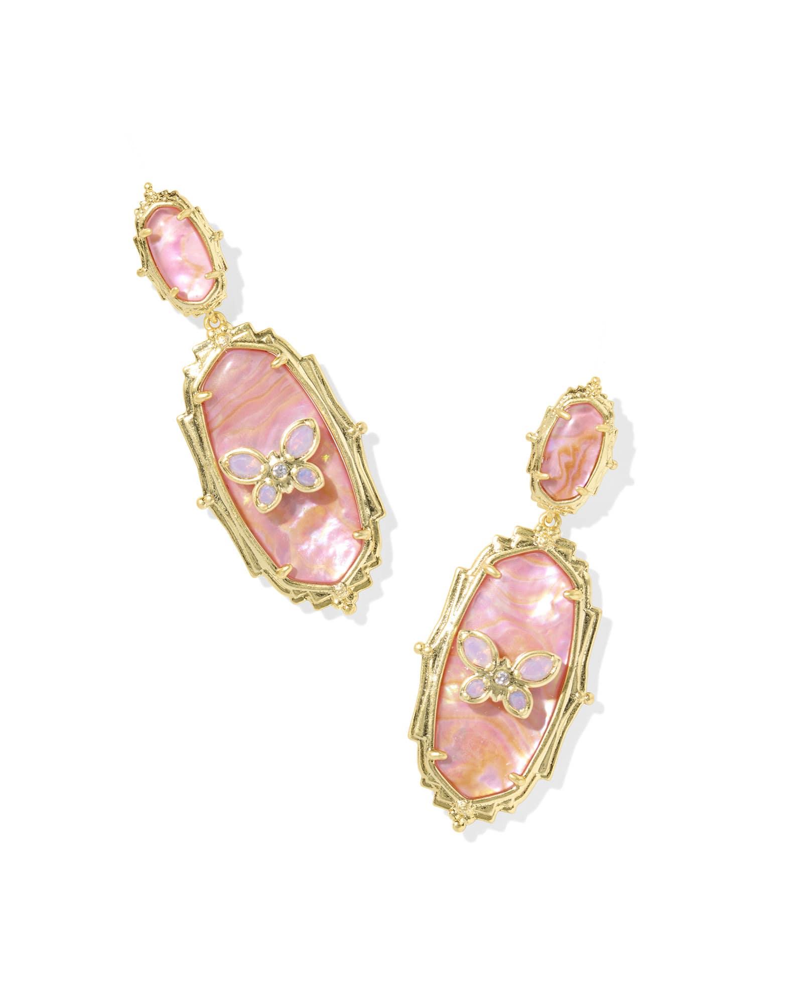 Dolly Parton x Kendra Scott Elle Butterfly Gold Statement Earrings Product Image