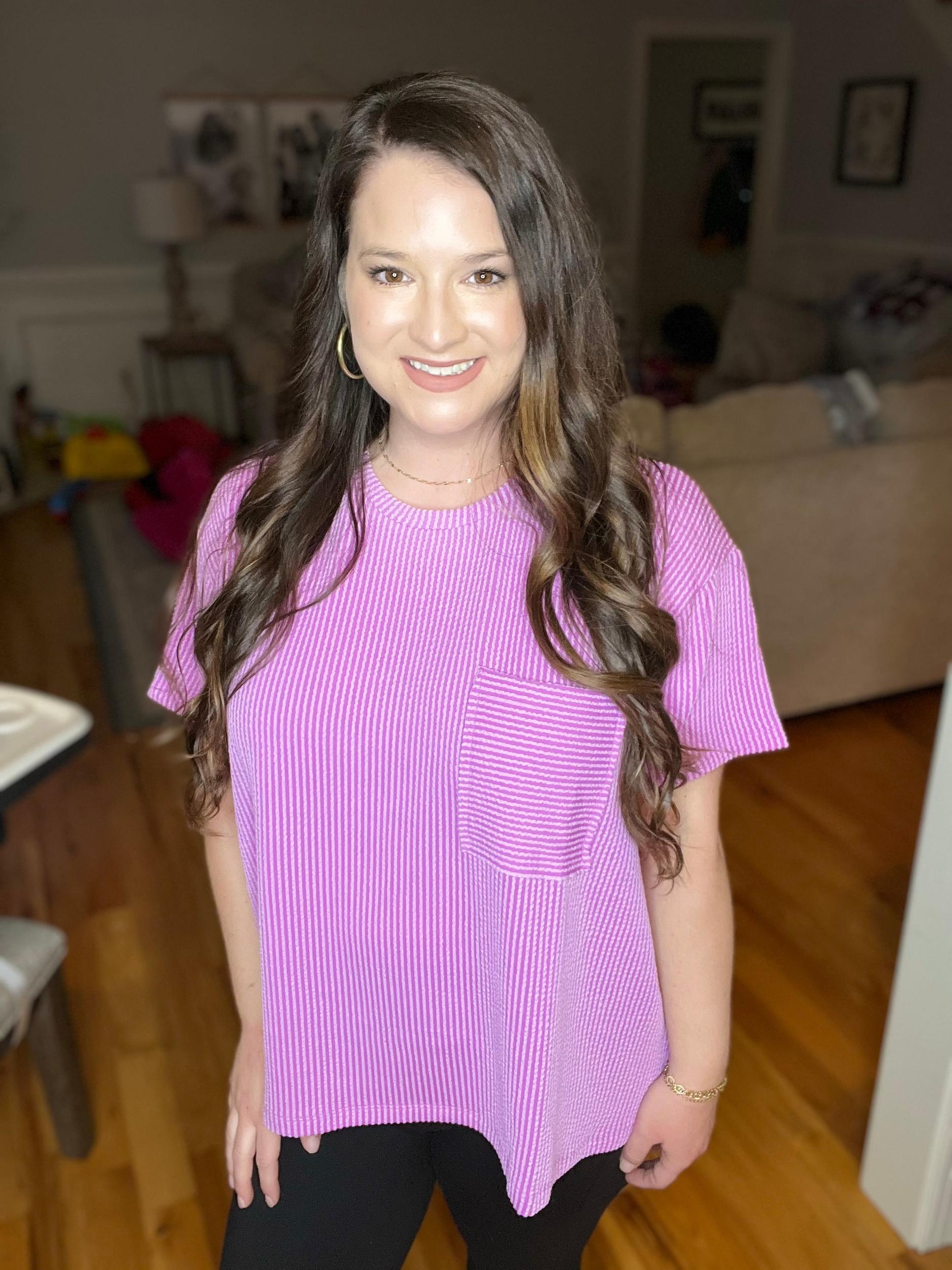 Off White Spring Pocket Tee Product Image