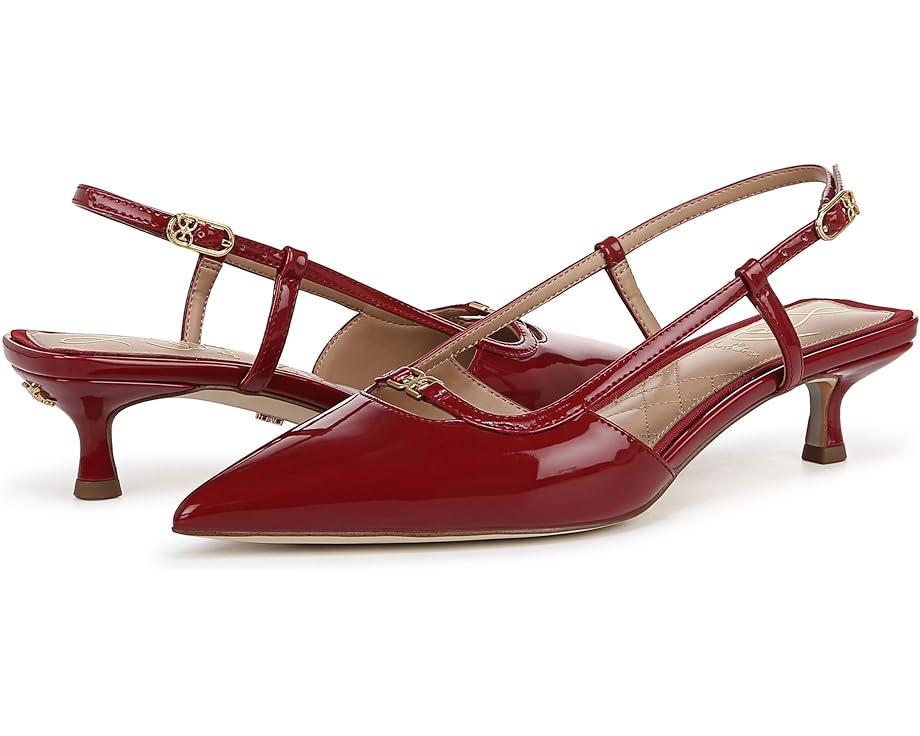 Khloe Pointed Toe Slingback Kitten Heel Product Image