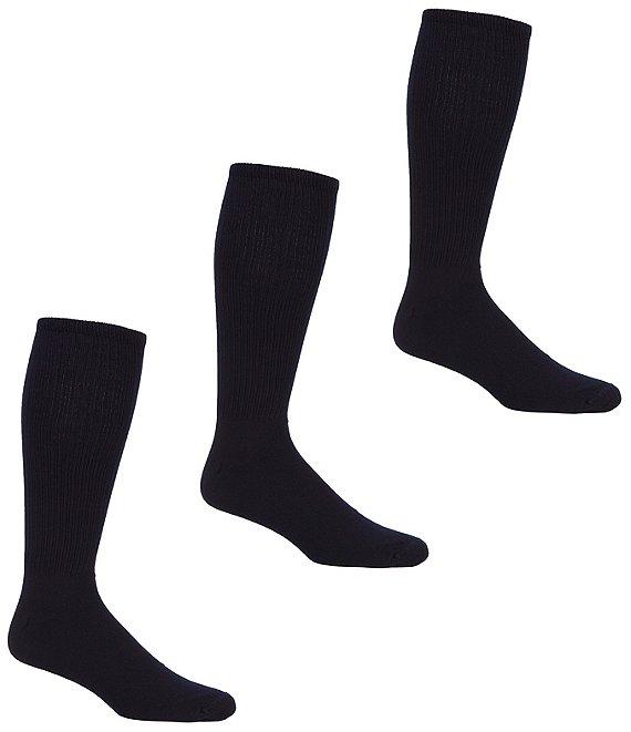 Roundtree & Yorke Big & Tall Crew Socks 3-Pack Product Image