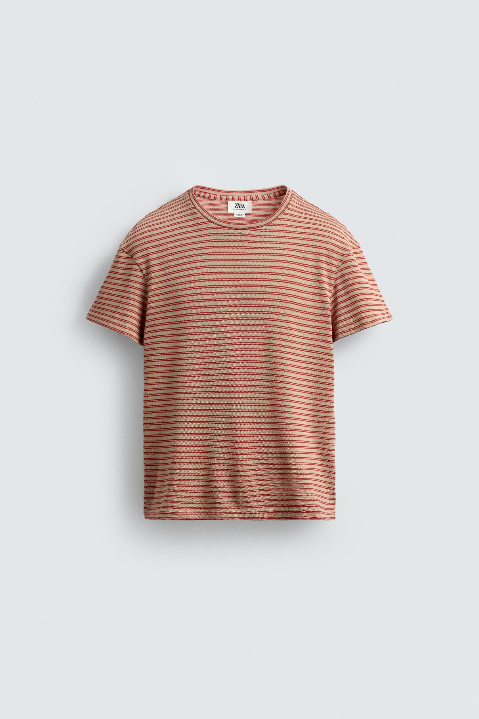 STRIPED JACQUARD T-SHIRT Product Image