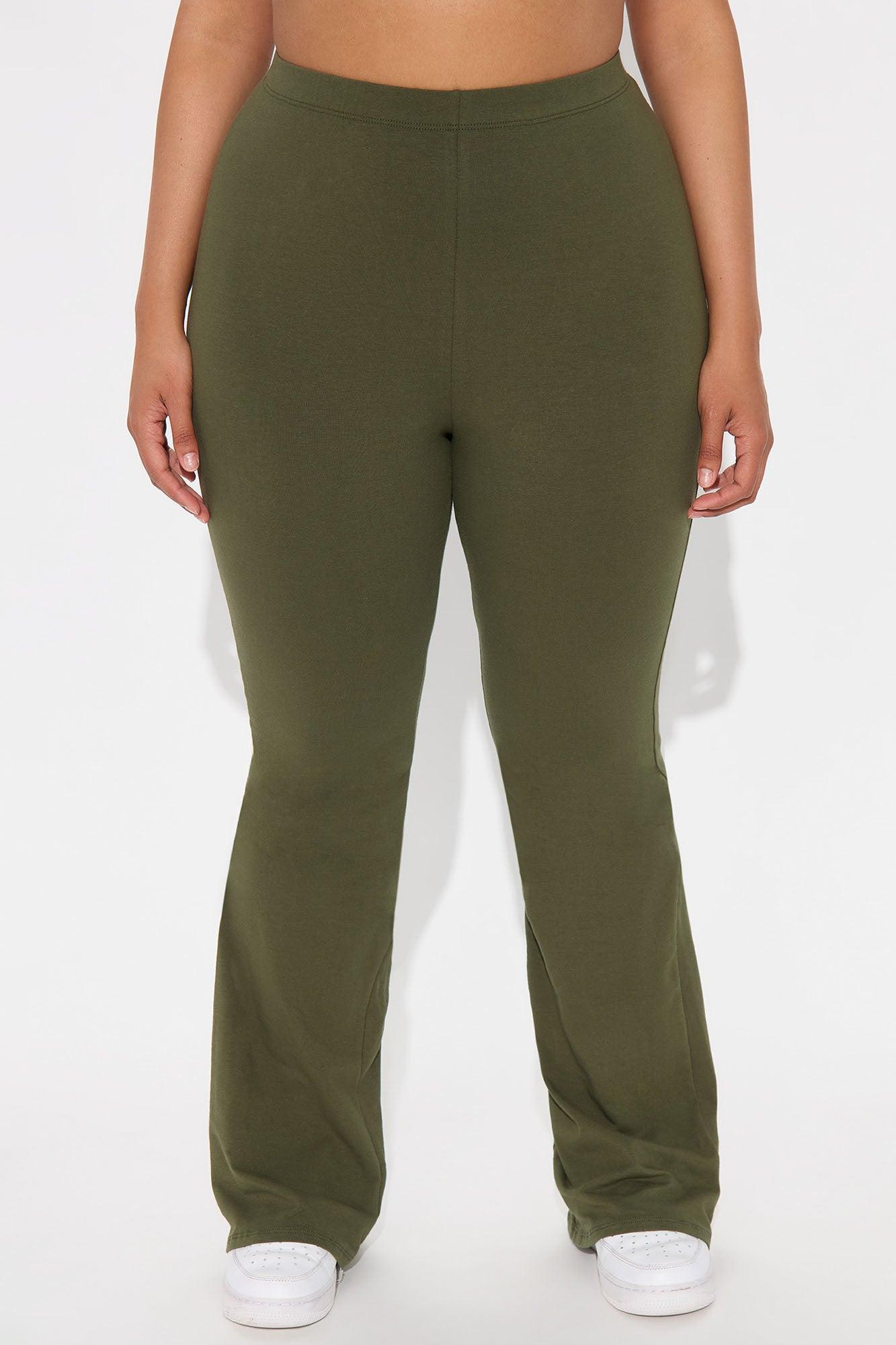 Tall Adriana Flare Pant - Dark Olive Female Product Image