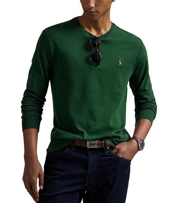 Polo Ralph Lauren Classic-Fit Soft Cotton Long Sleeve T-Shirt Product Image