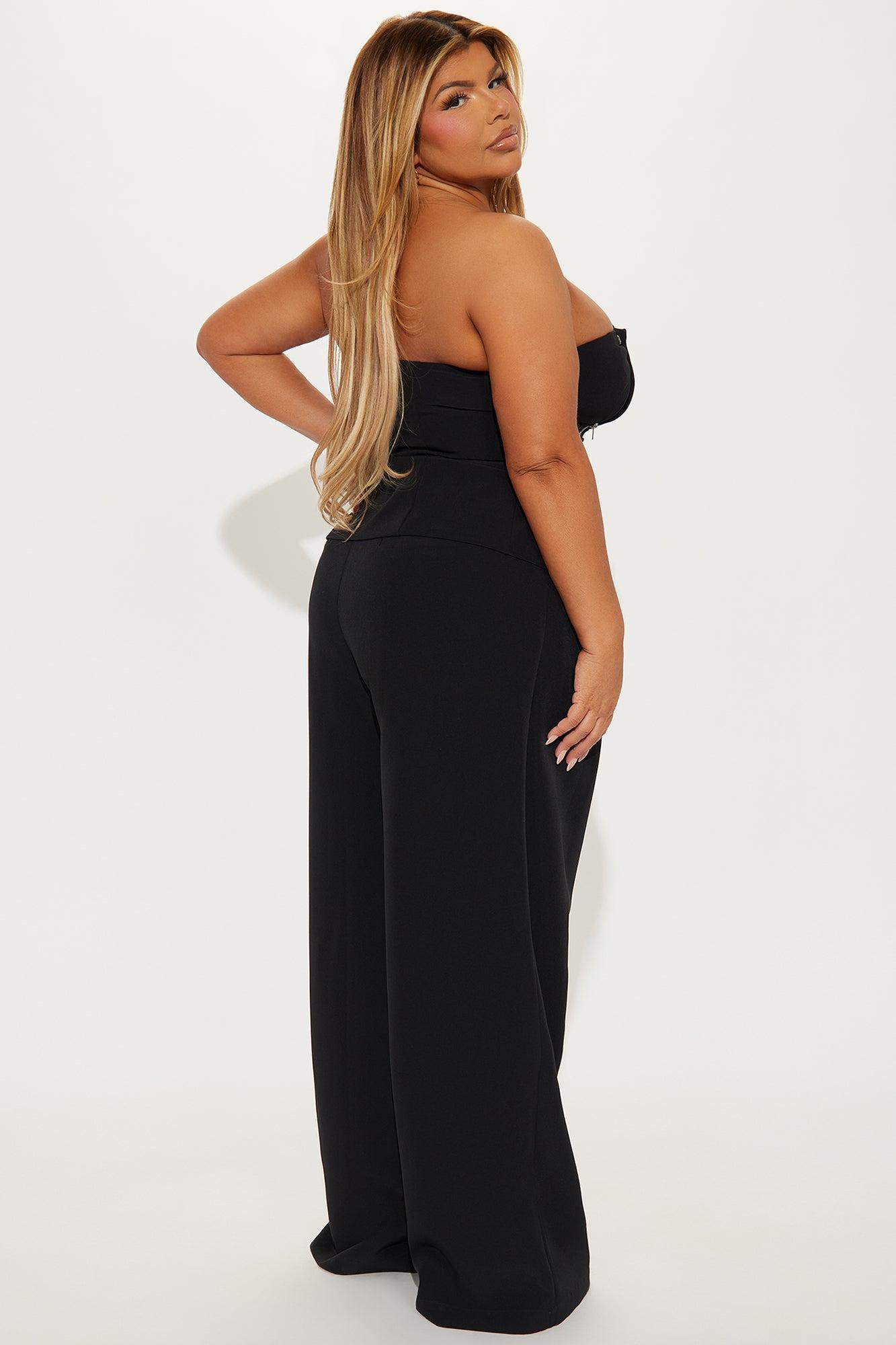 Get Over It Pant Set - Black Product Image