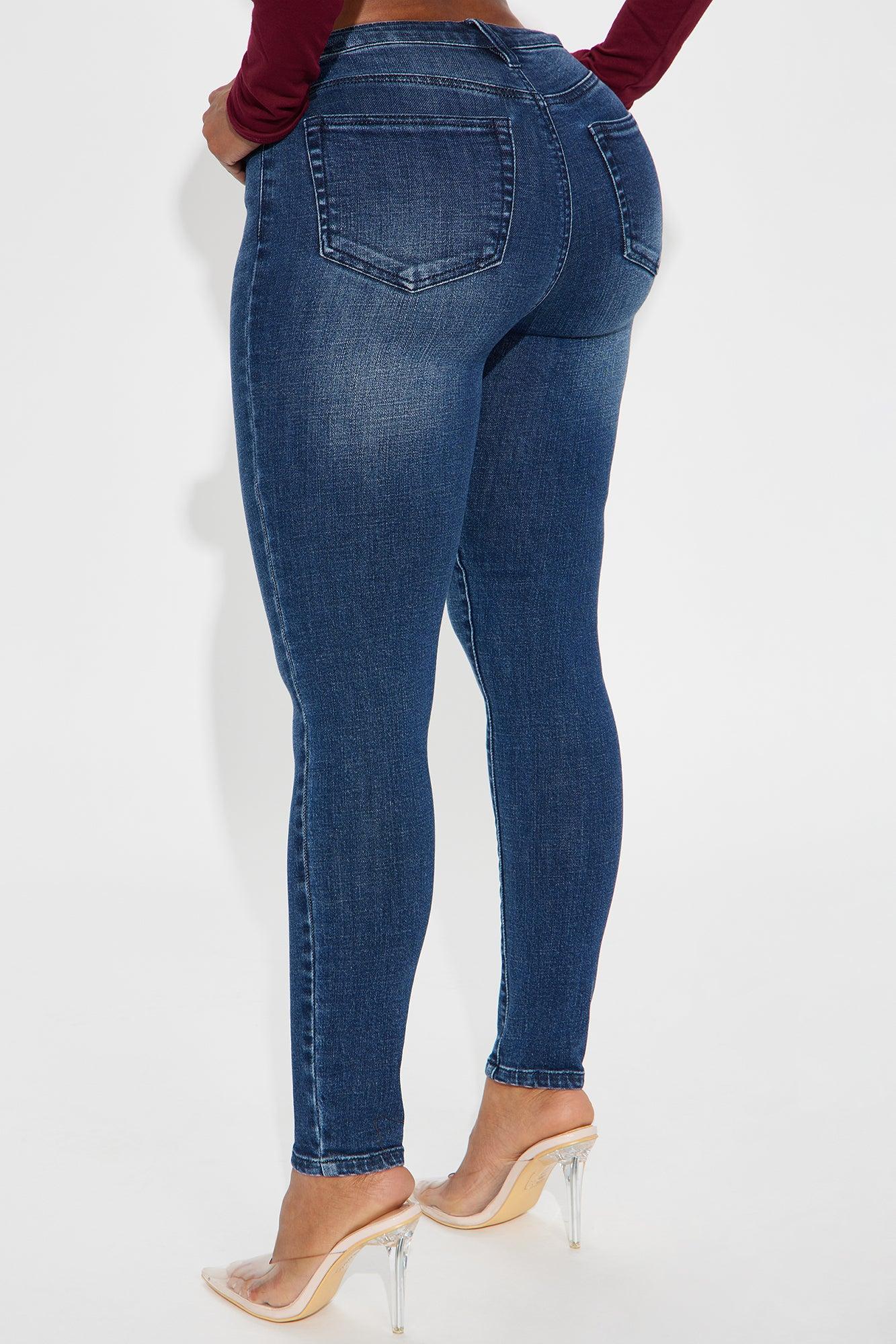 Top Notch High Rise Skinny Jeans - Dark Wash Female Product Image