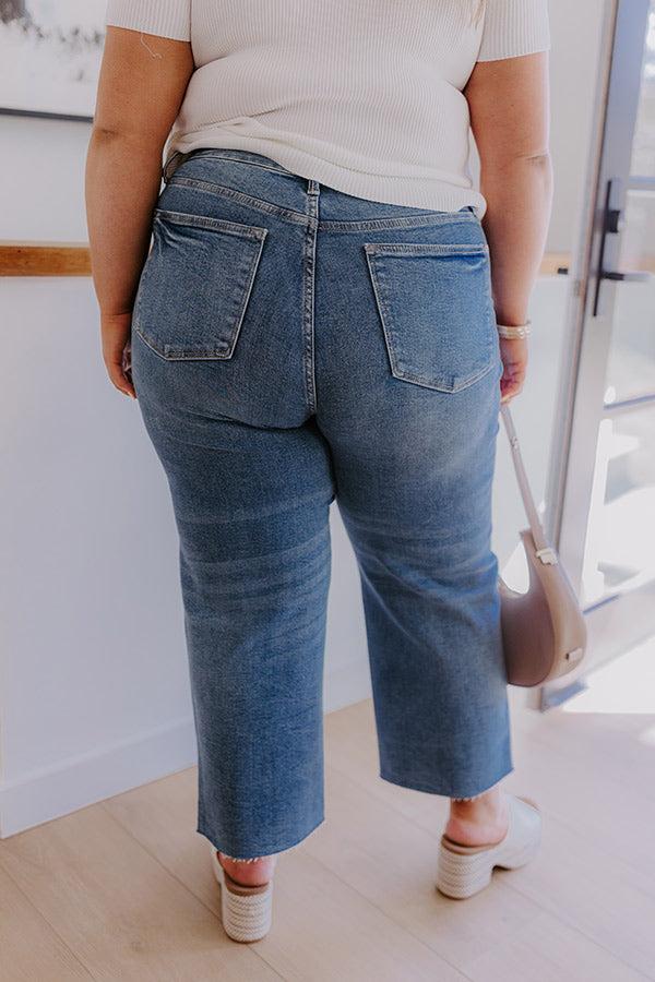 JUDY BLUE Raelynn High Waist Crop Jean Curves Product Image