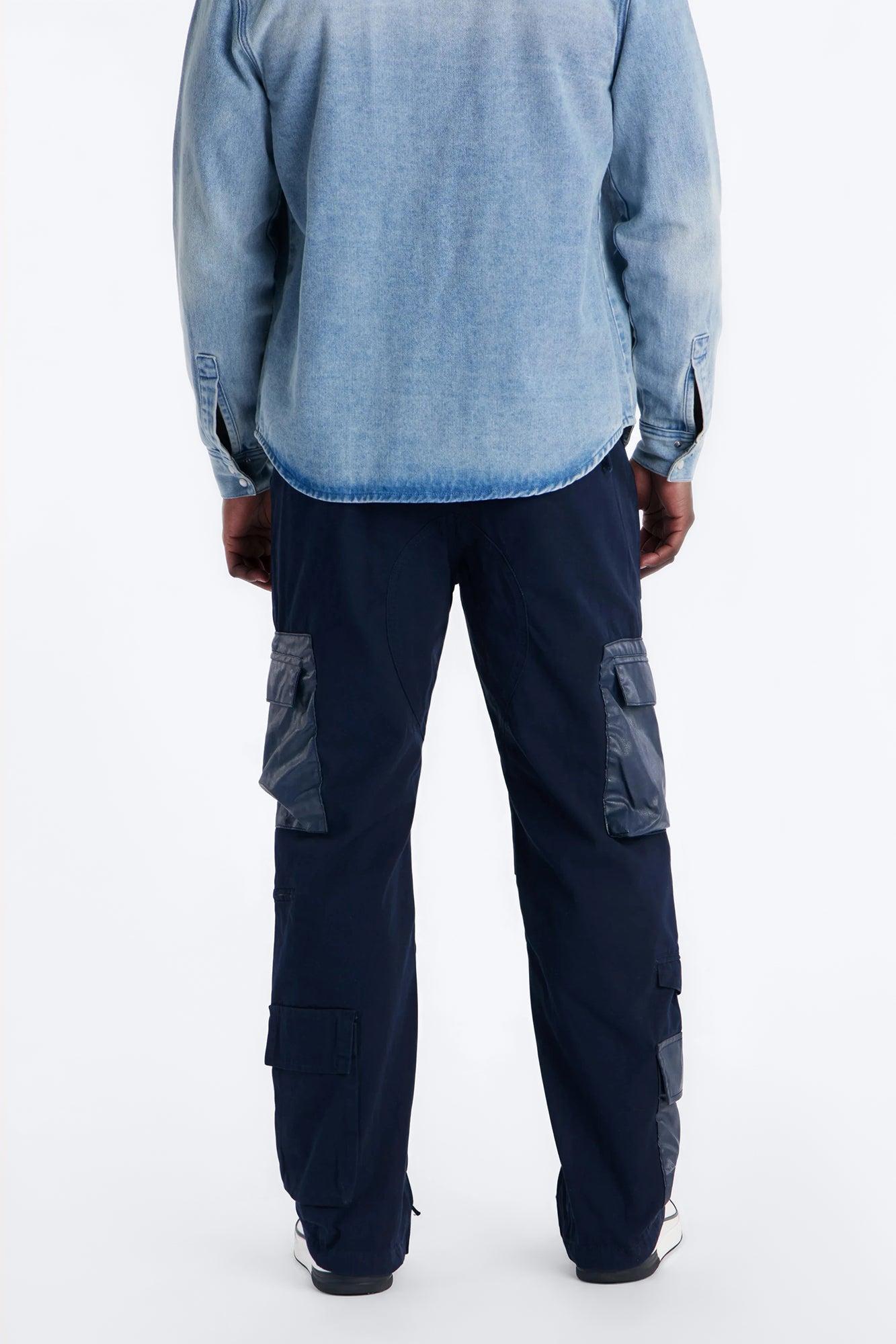 Straight Citadel Expedition Cargo Pant - Blue Male Product Image