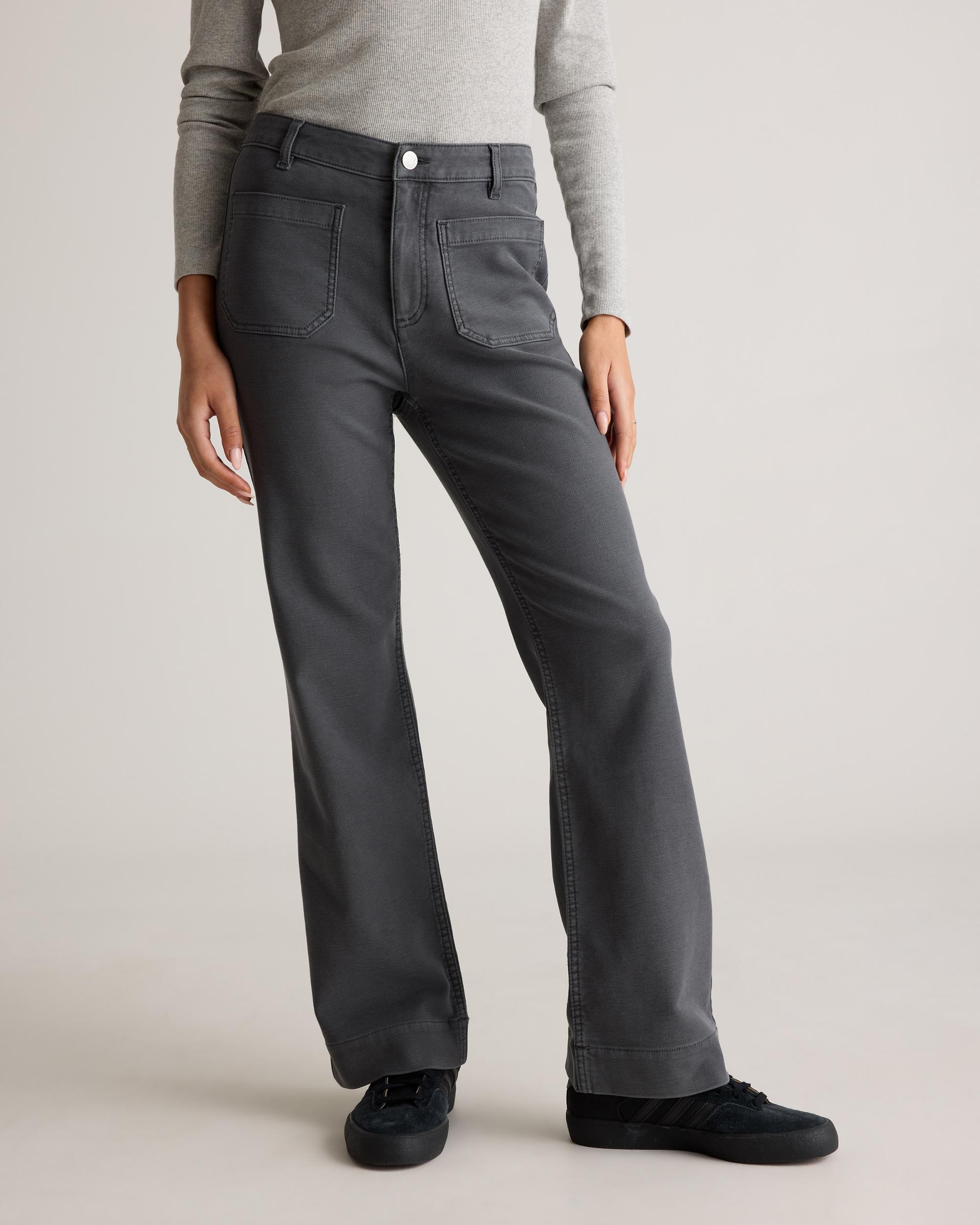 Quince | Women's French Terry Wide Leg Pants Cotton Product Image
