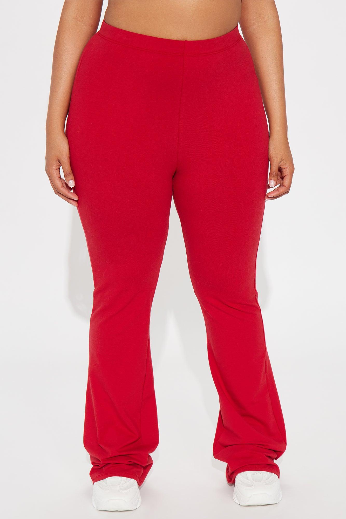 Adriana Flare Pant - Red Female Product Image