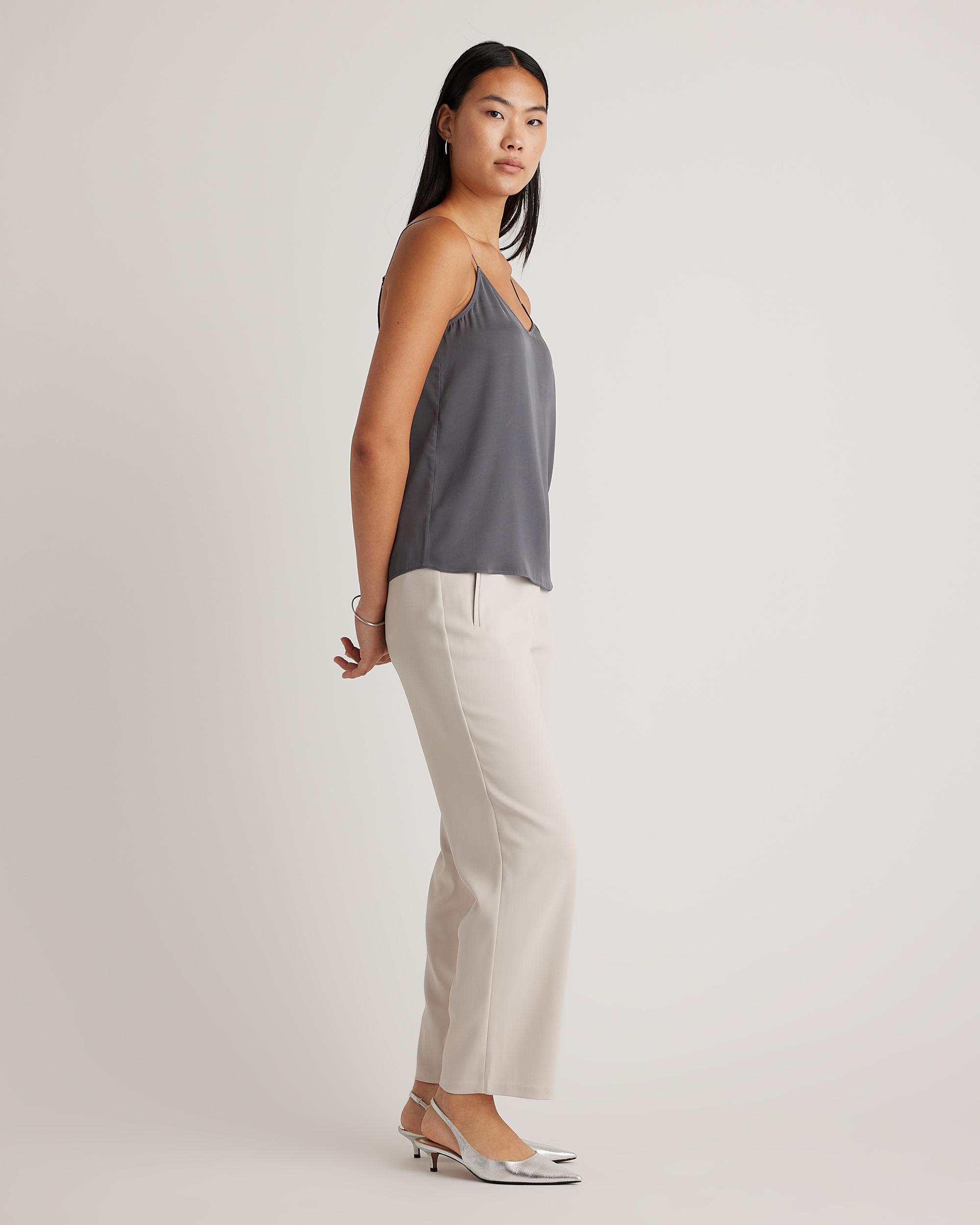 Quince | Women's Washable Stretch Silk V-Neck Cami Product Image