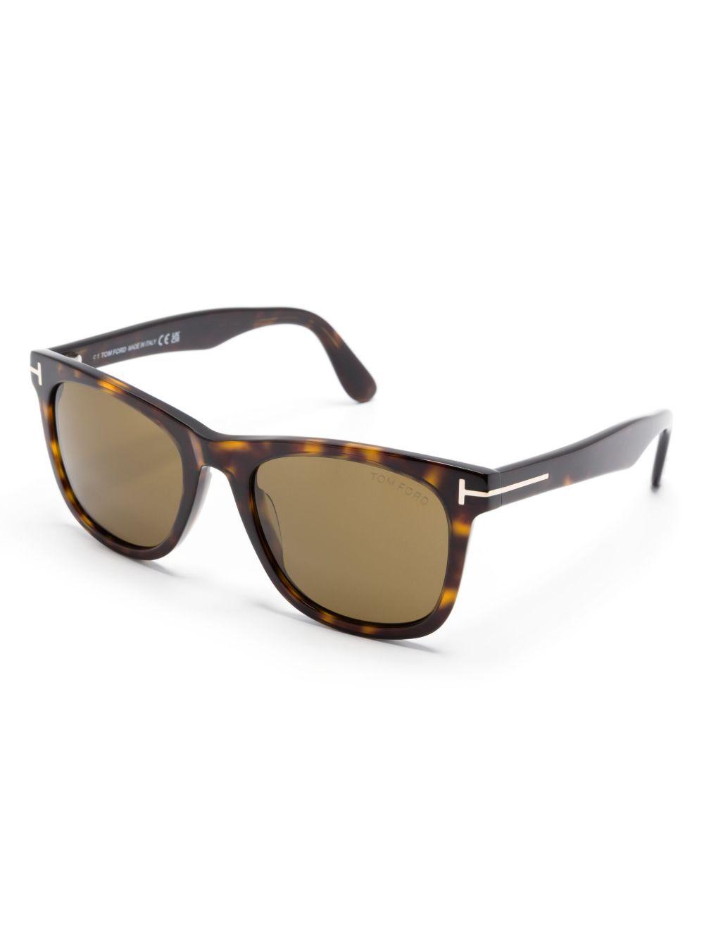 tortoiseshell square-frame sunglasses Product Image