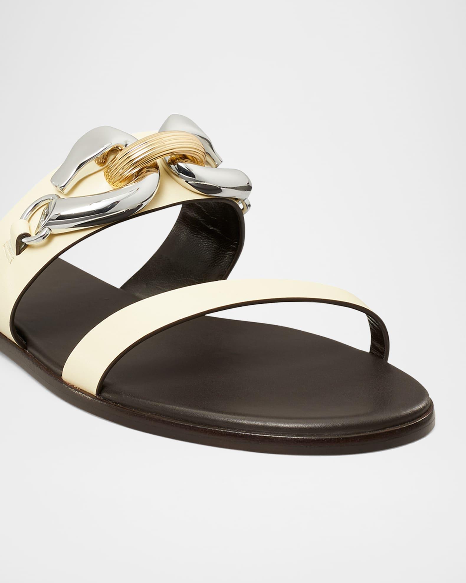 Jessa Leather Two-Band Sandals Product Image