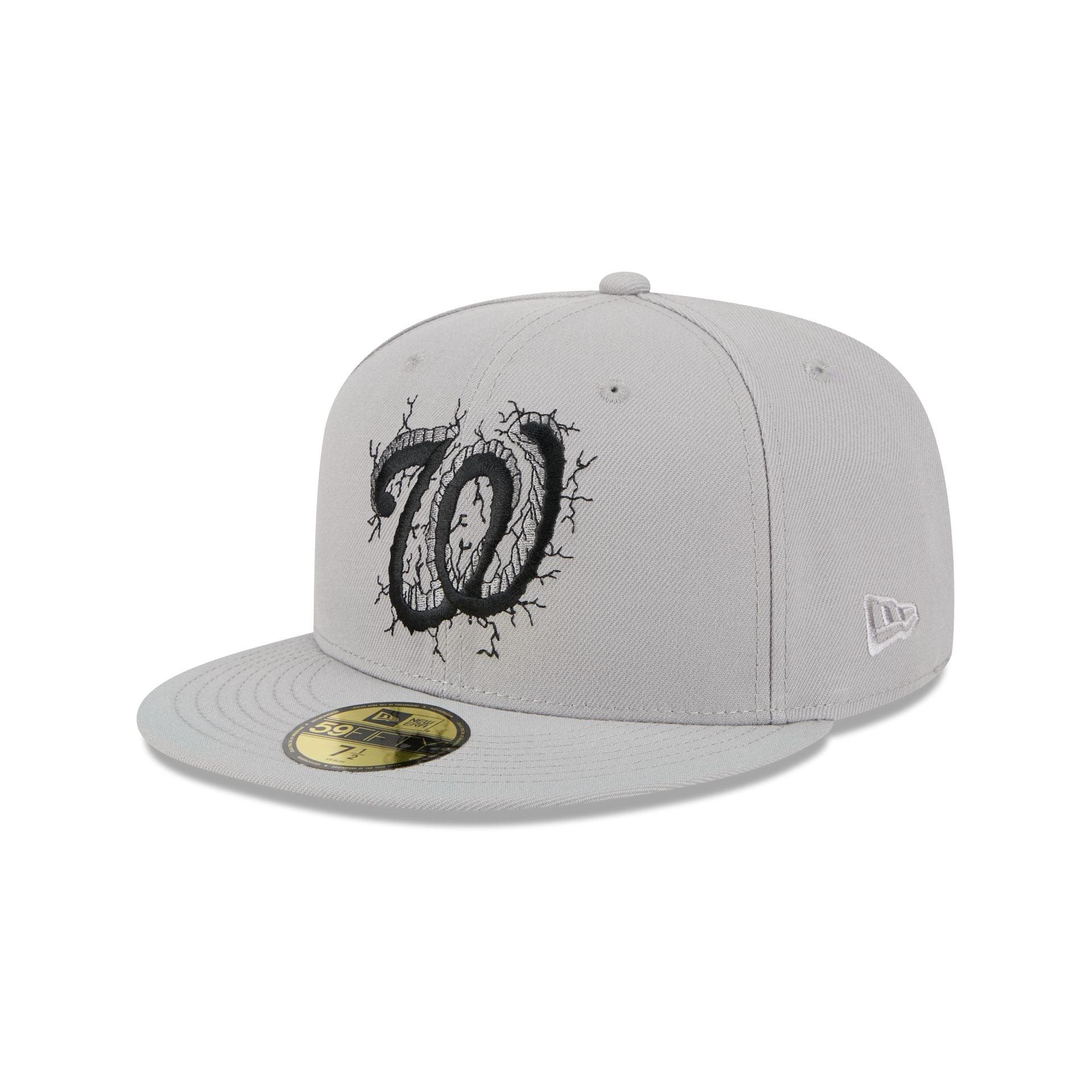 Washington Nationals Cracked Cement 59FIFTY Fitted Hat Male Product Image