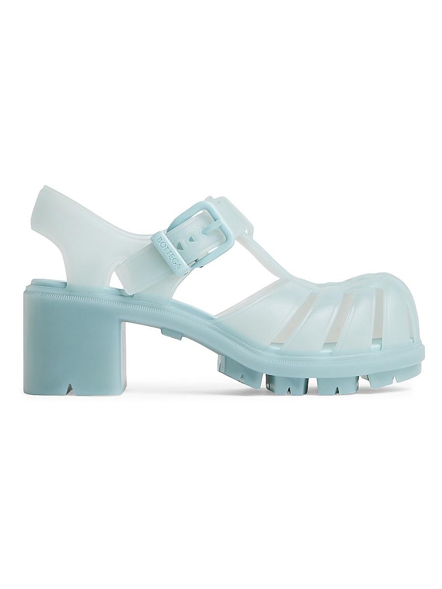 Womens Medusa 50MM Block-Heel Jelly Sandals Product Image