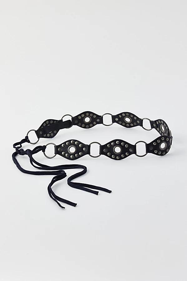 Urban Outfitters UO Studded Leather Tie Belt Womens at Urban Outfitters Product Image