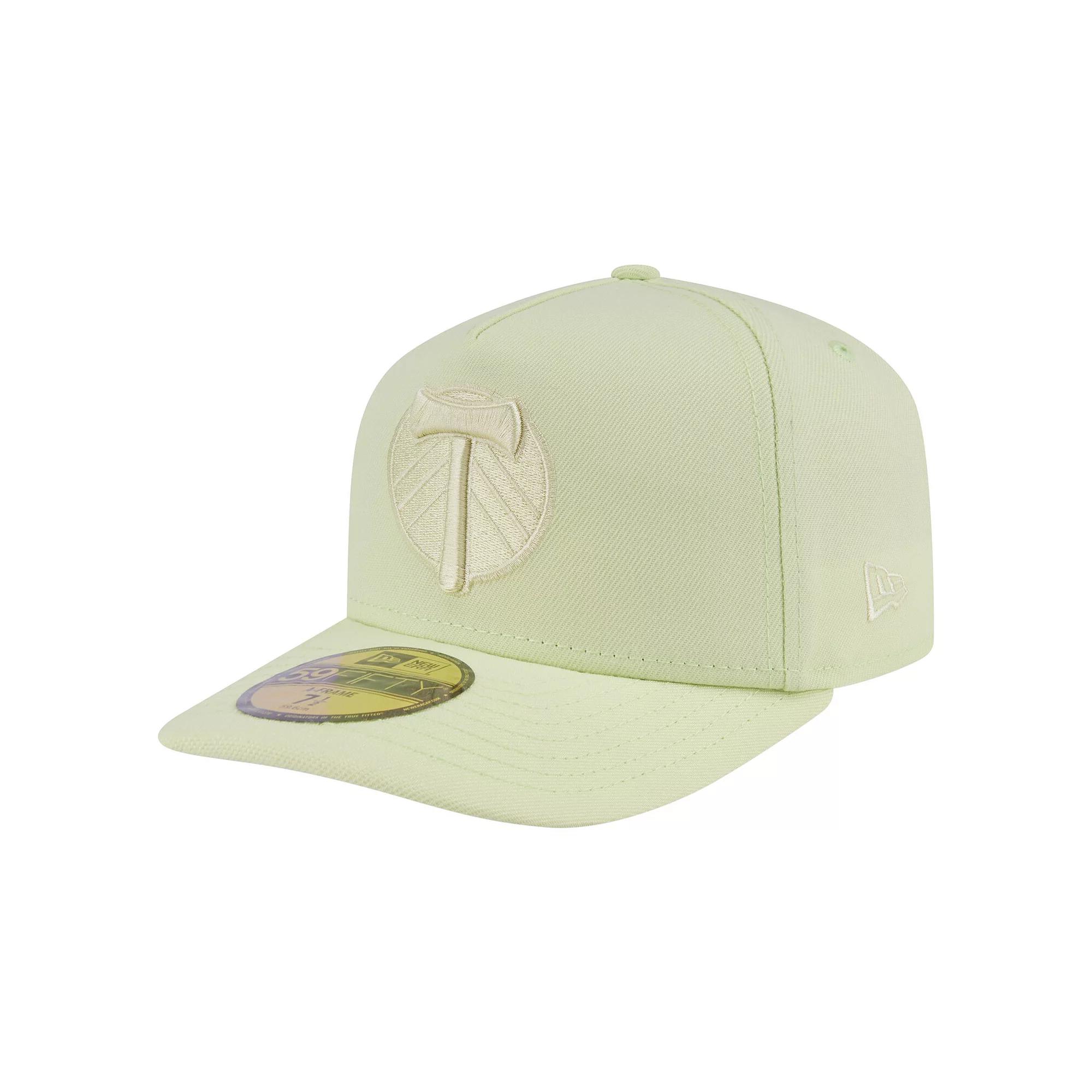 Men's New Era Green Portland Timbers Color Pack A-Frame 59FIFTY Fitted Hat,  Product Image
