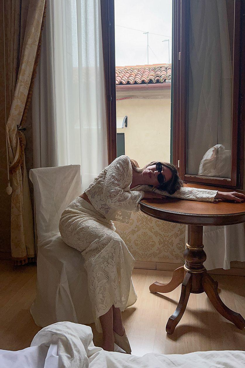 Crochet Maxi Skirt Product Image