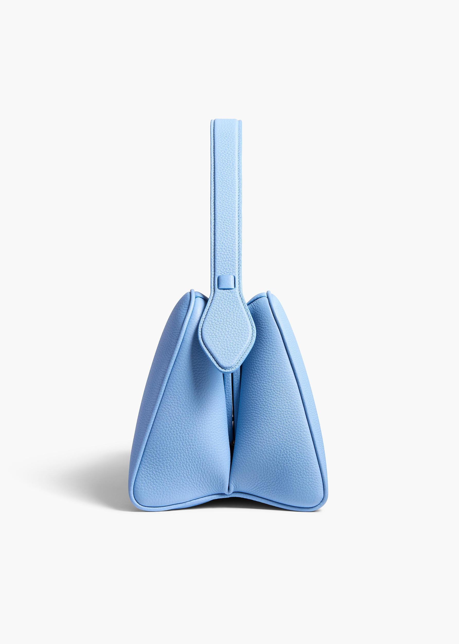 Cate Bag in Sky Blue Pebbled Leather Product Image