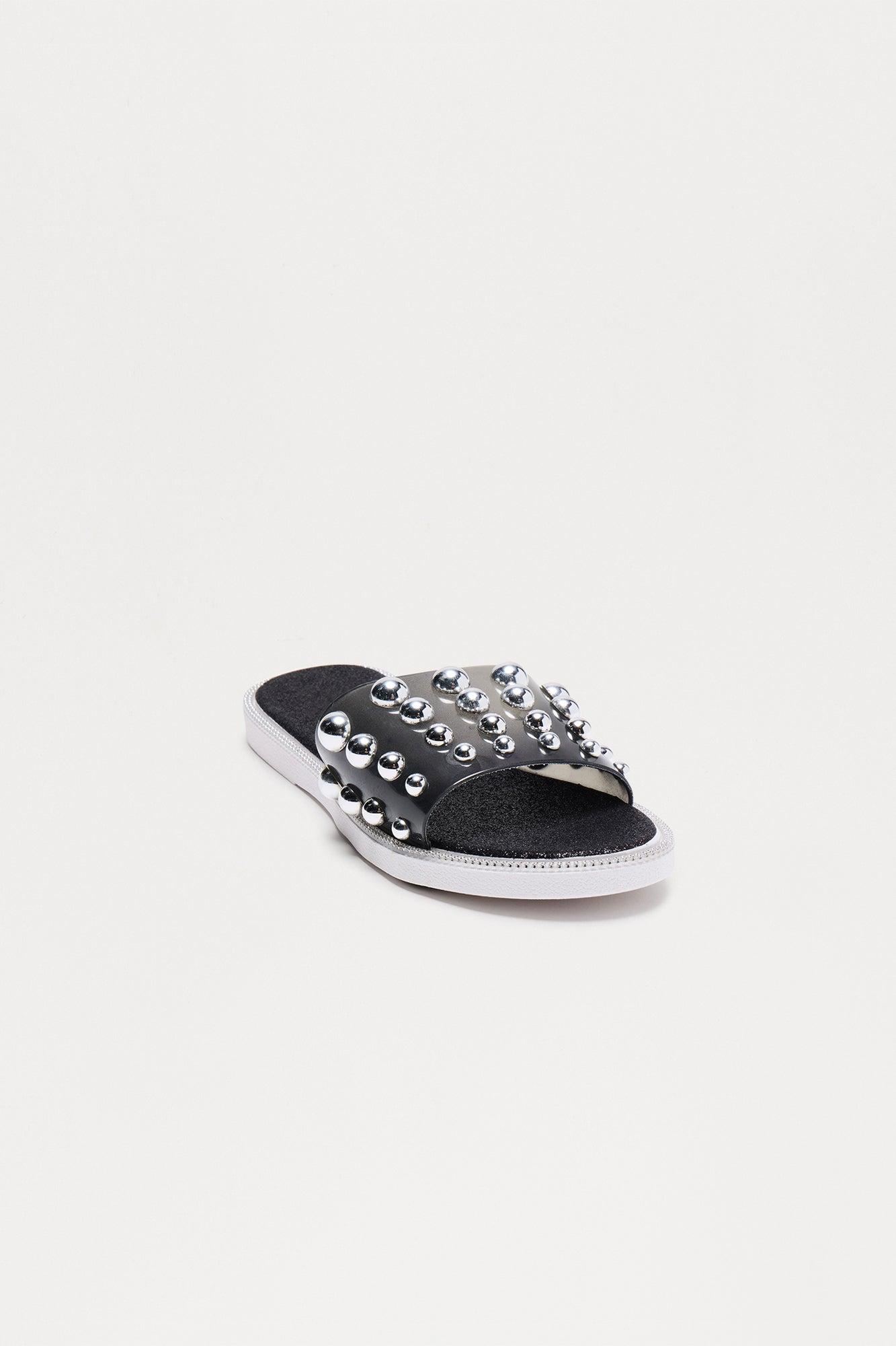 Lessa Studded Sandals - Black Product Image