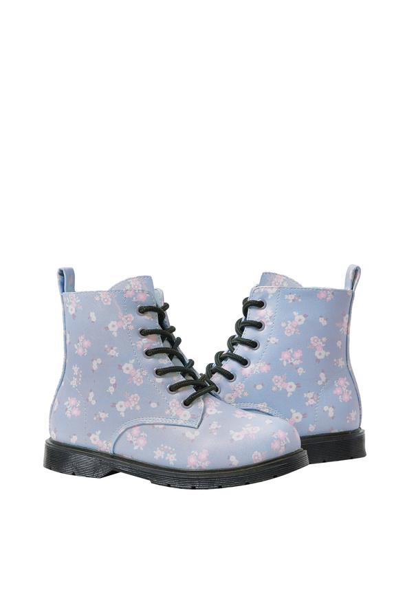 JustFab Margaux Platform Loafer Pump Womens Black/ White Size 8.5 Product Image