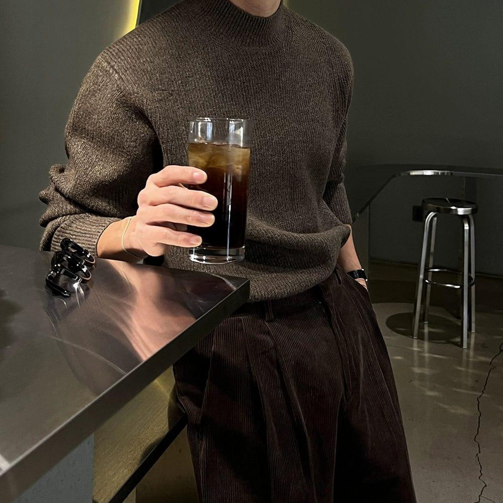 RT No. 12030 KNIT MOCK NECK LONGSLEEVE SWEATER Product Image