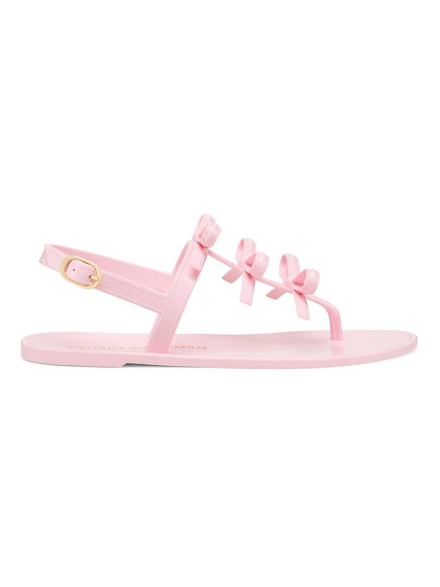 Stuart Weitzman Womens Felicity Bow Sandals Product Image