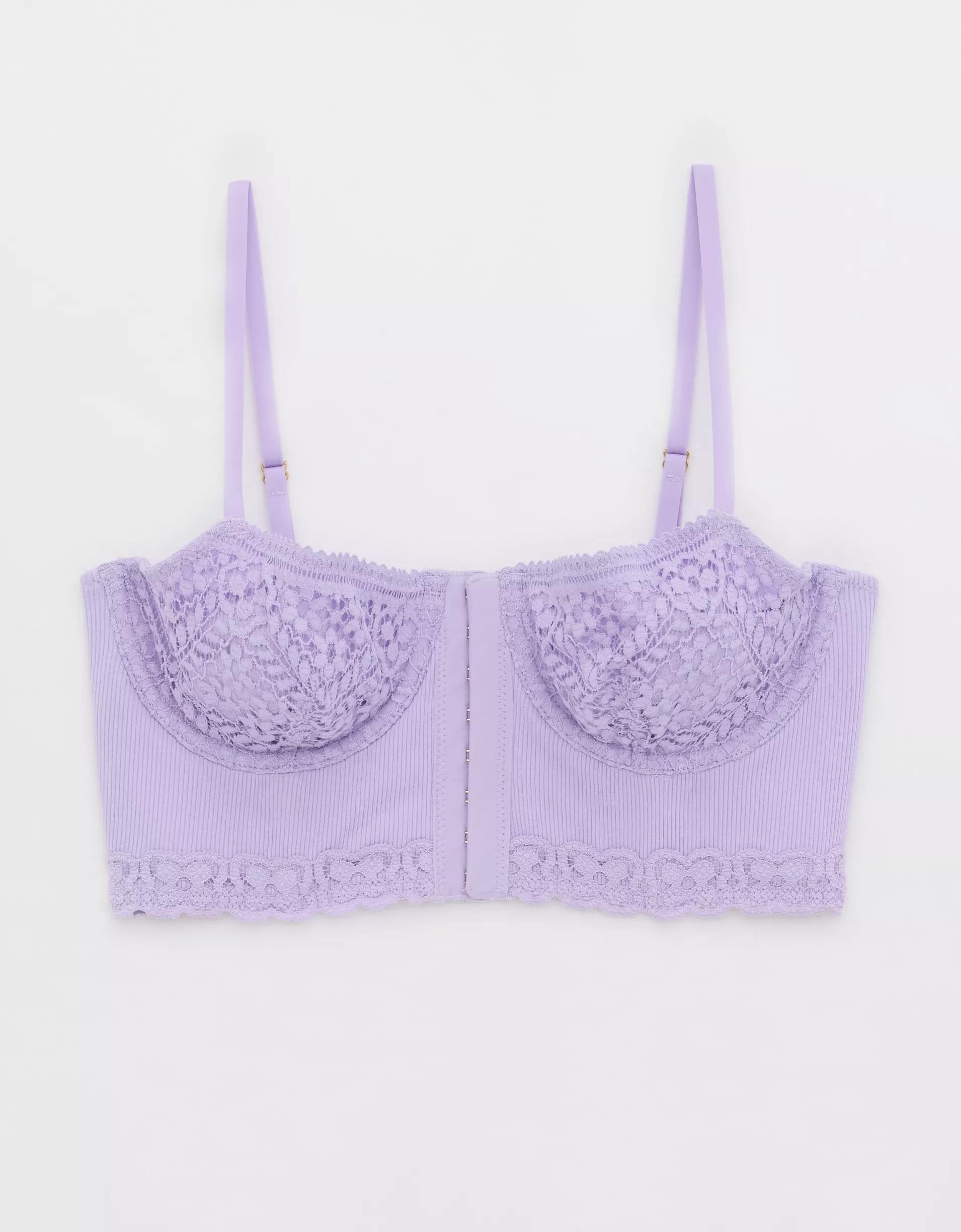 Show Off Cozy Rib Unlined Corset Bra Product Image