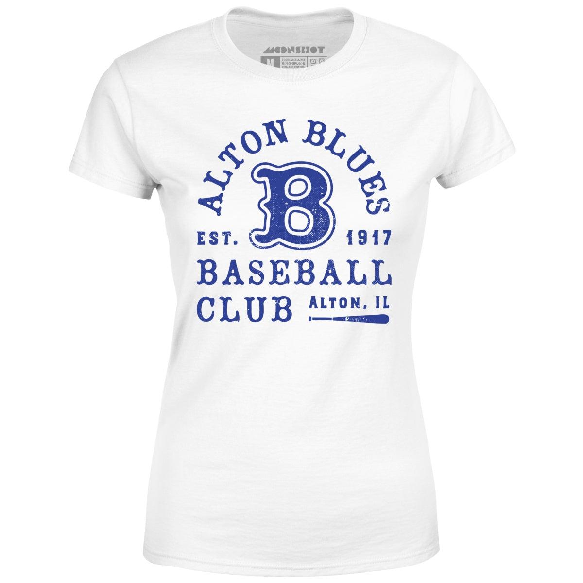 Alton Blues - Illinois - Vintage Defunct Baseball Teams - Women's T-Shirt Female Product Image