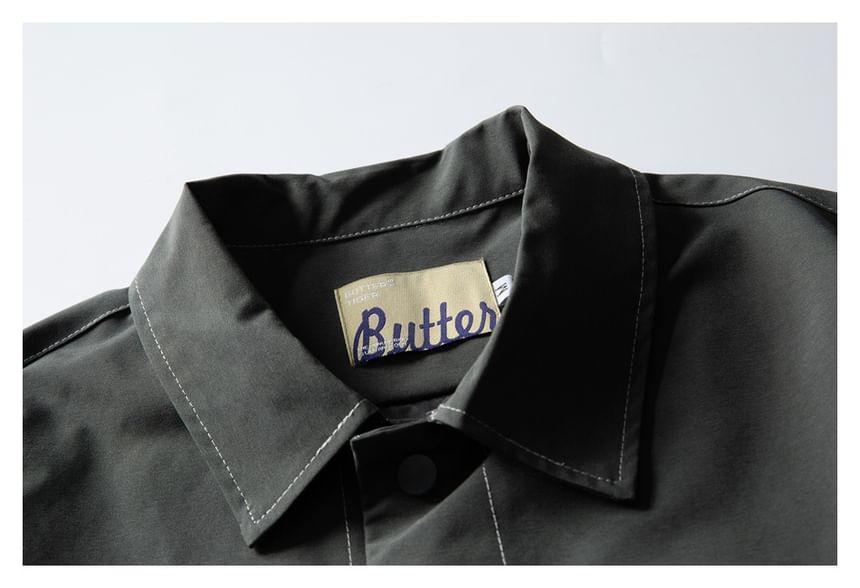 Stitched Overfit Polo Jacket Product Image