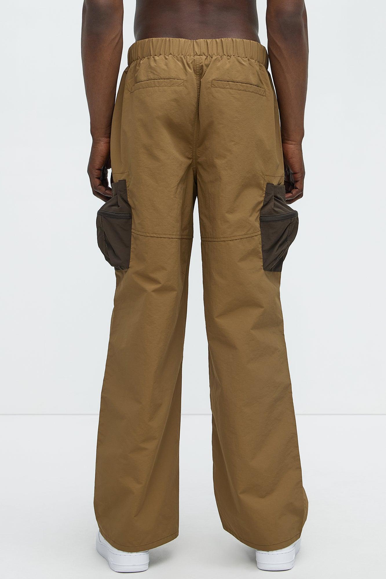 Last Night Baggy Cargo Pants - Olive Product Image