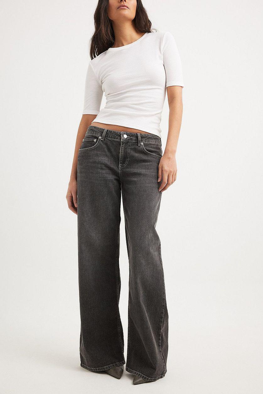 Low Waist Wide Leg Denim Product Image