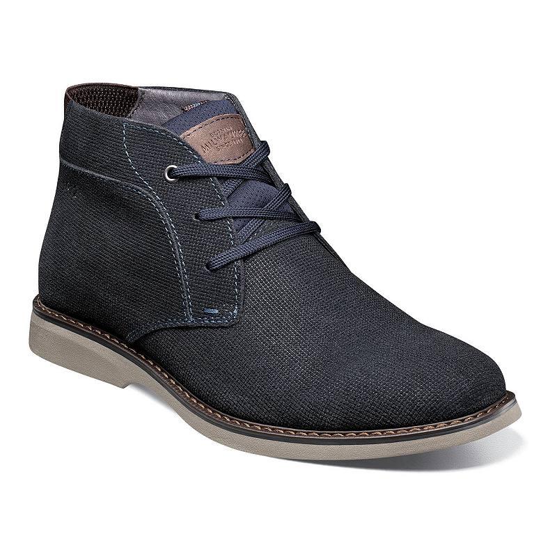 Nunn Bush Otto Mens Plain Toe Chukka Boots Blue Product Image