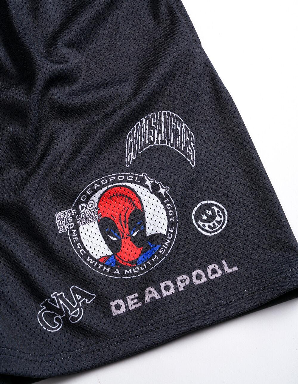 CVLA x DEADPOOL & WOLVERINE Deadpool Mesh Shorts - BLACK Product Image