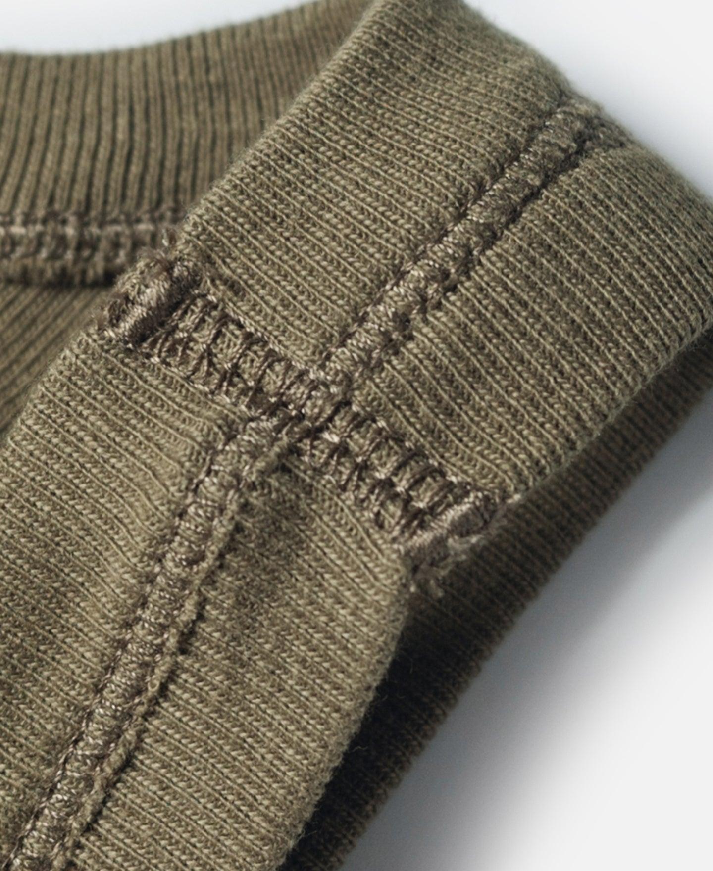 Military Cotton Tank Top - Olive Product Image