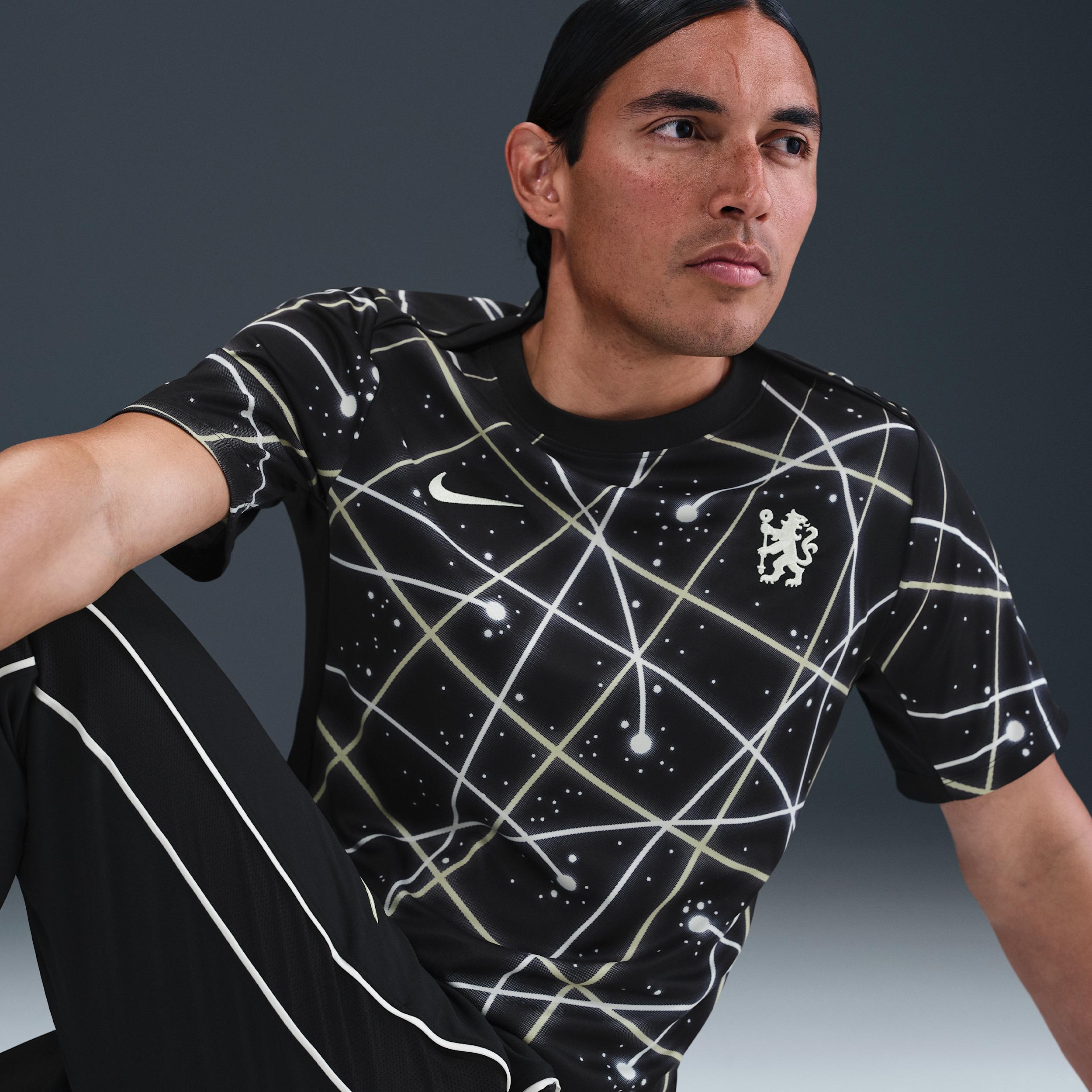 Chelsea FC Academy Pro Nike Men's Dri-FIT Soccer Pre-Match Short-Sleeve Top Product Image