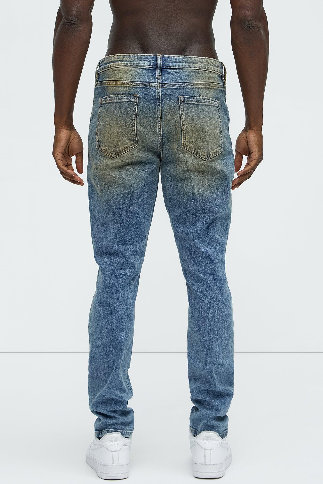Rules Skinny Jeans - Vintage Blue Wash Product Image
