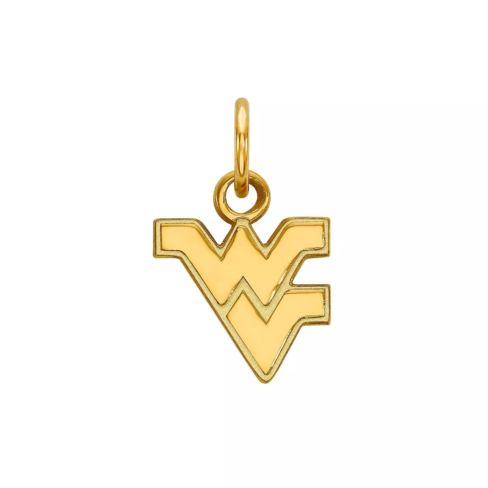 LogoArt 14K Gold PlatedWest Virginia Mountaineers Extra Small Pendant, Women's, Size: 15 mm Product Image
