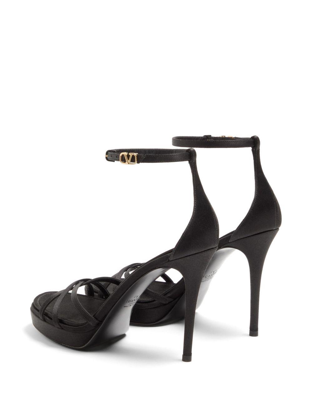 Eveninglam satin platform sandals Product Image