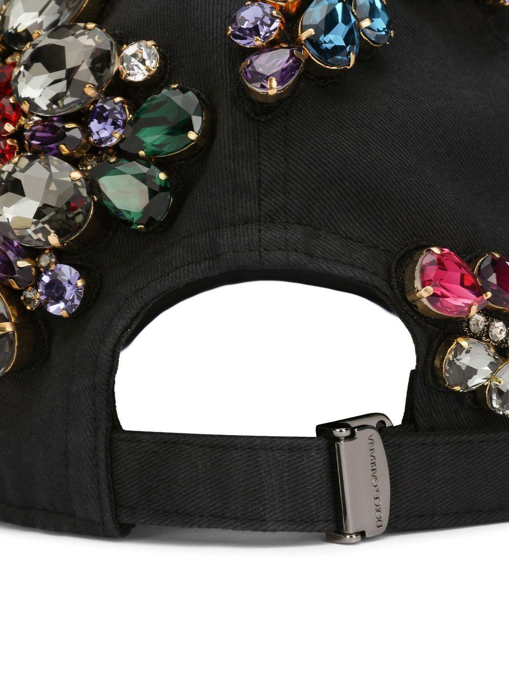 DG-logo rhinestone-embellished baseball cap Product Image