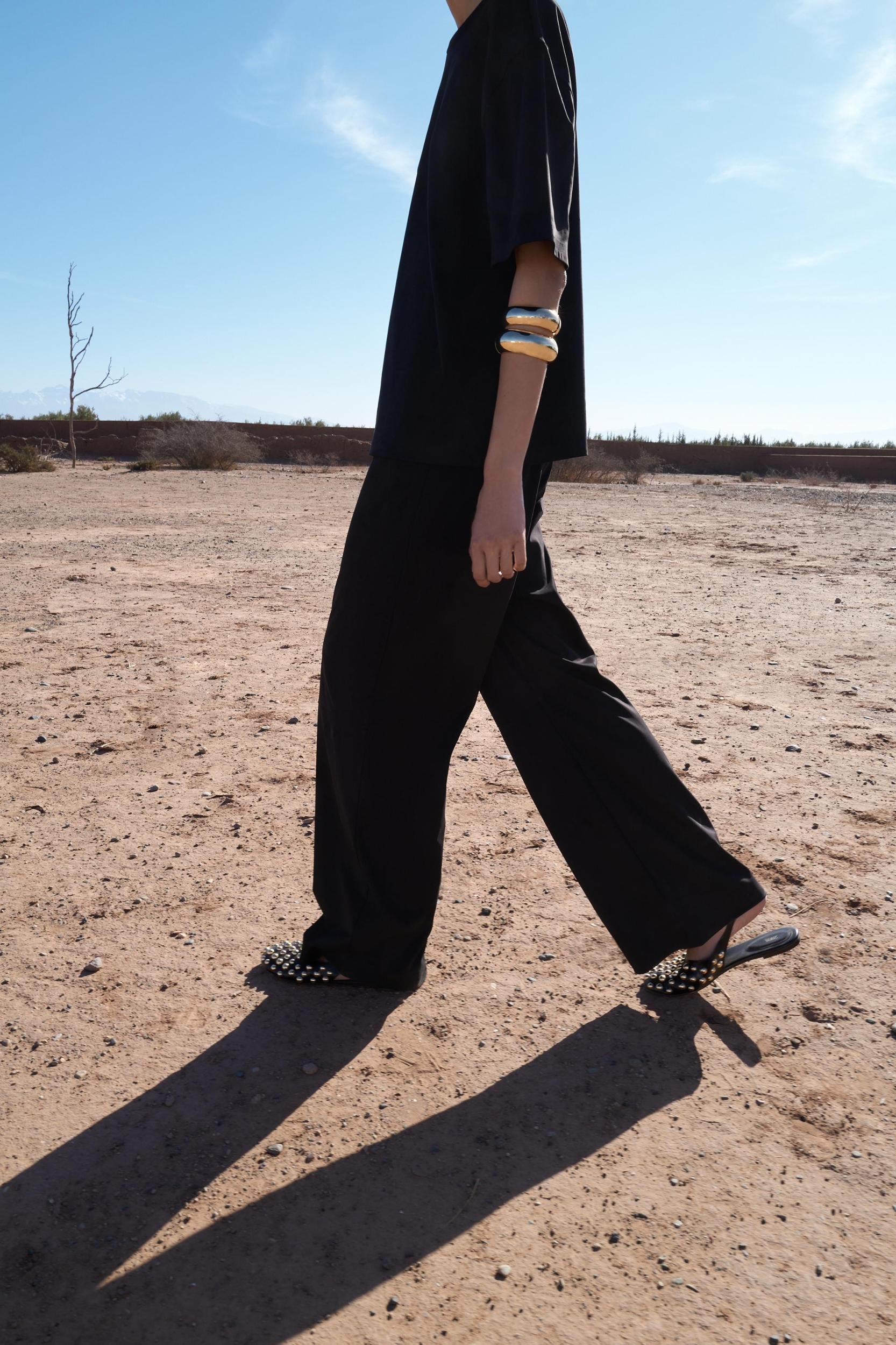 FAUX SUEDE PANTS Product Image