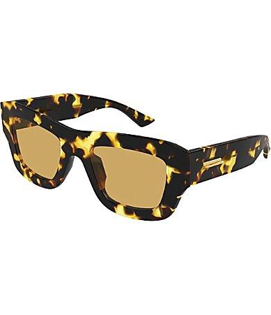 Womens Flat 50MM Squared Sunglasses Product Image