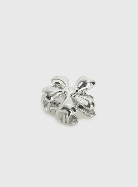 All She Wrote Hair Clip Silver Product Image