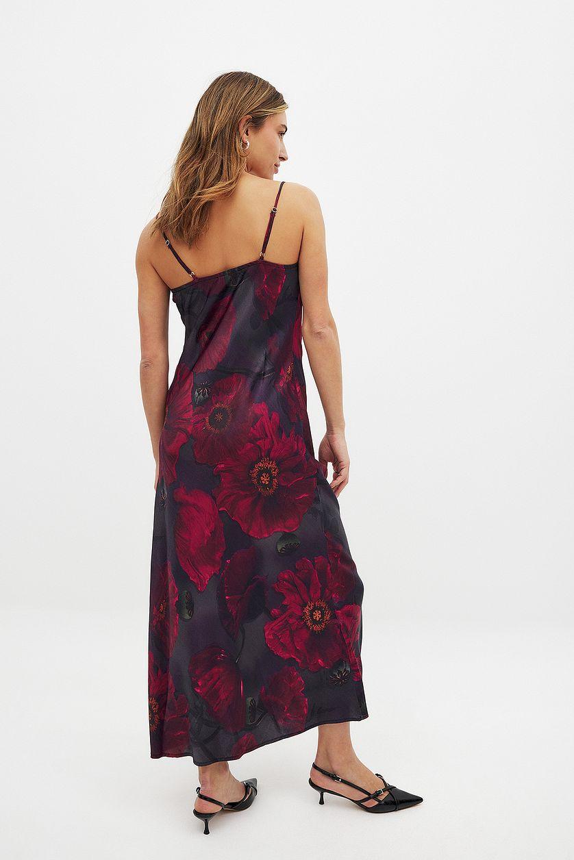 Waterfall Midi Slip Dress Product Image