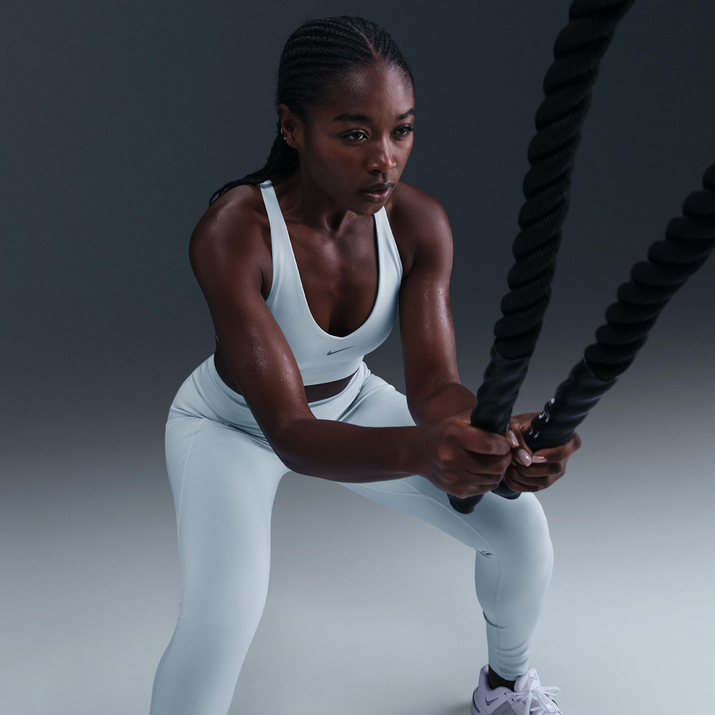 Nike Womens Universa Medium-Support Padded Sport Bra | IB9830-441 Product Image