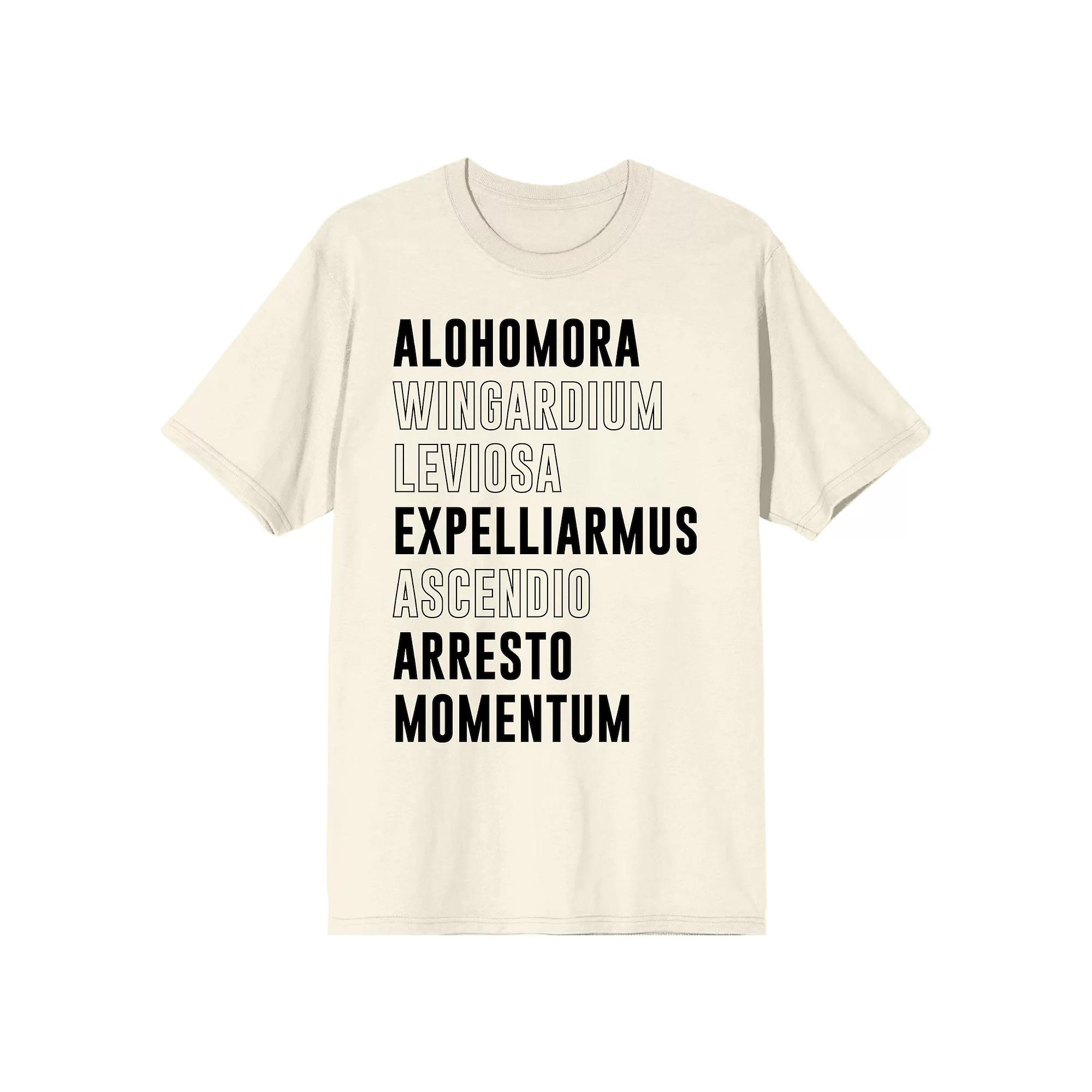 Men's Harry Potter Spells Tee,  Product Image