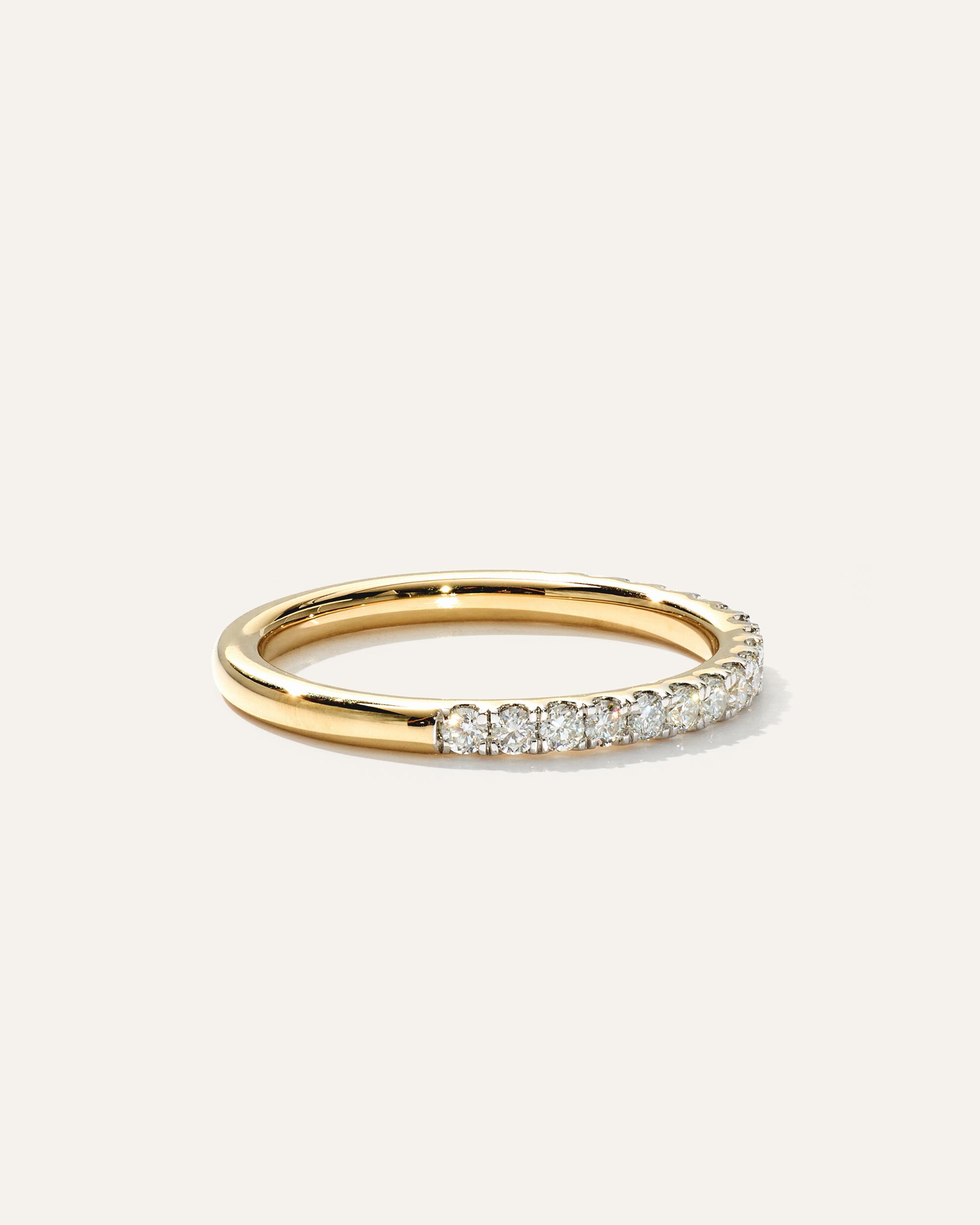 Quince | Women's Lab Grown Diamond Pave Band Rings Product Image