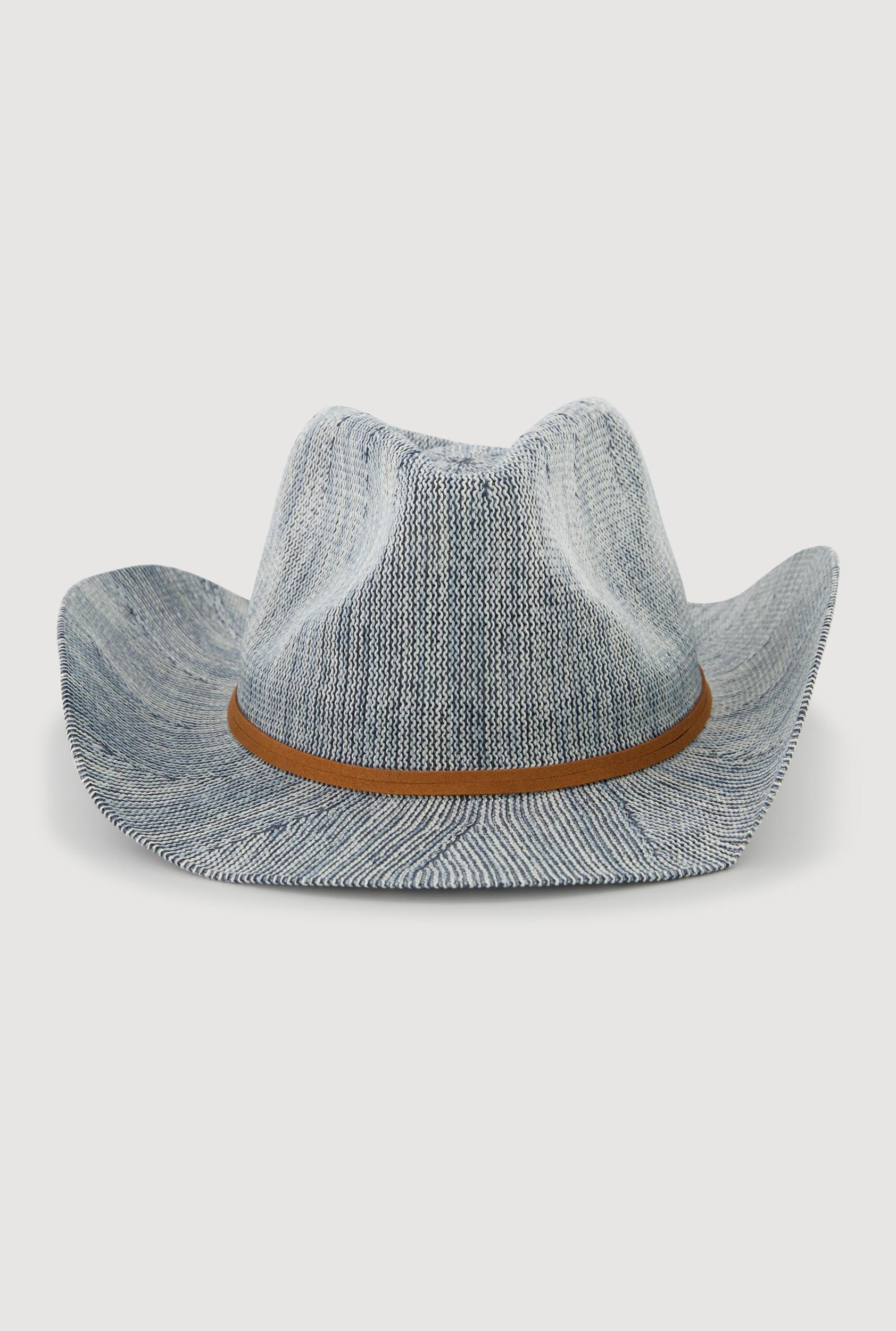 Tie Front Trim Cowboy Hat Female Product Image