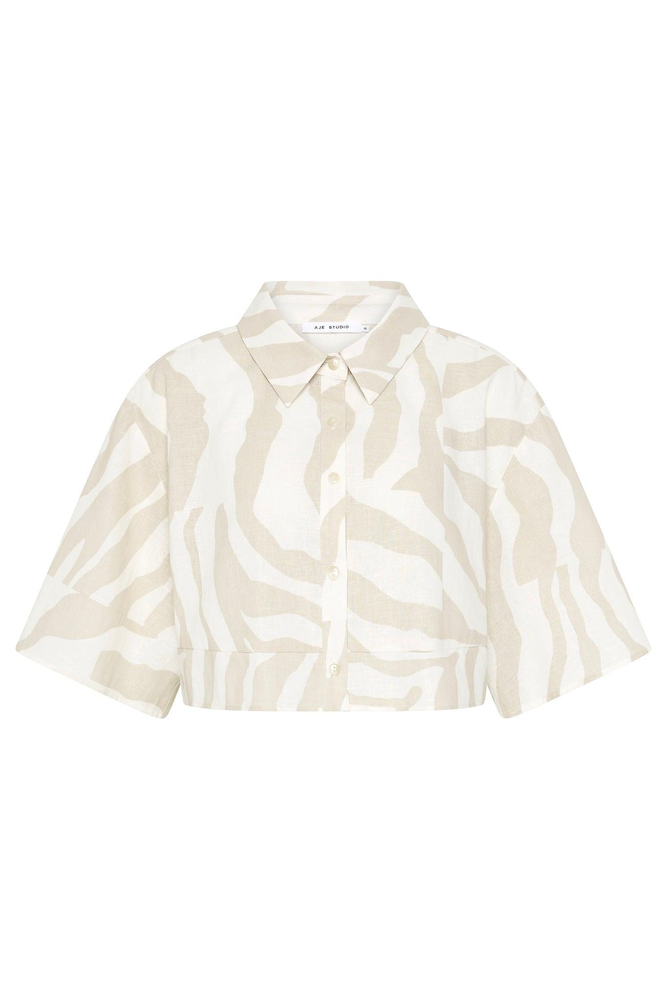 Airlie Cropped Shirt Product Image