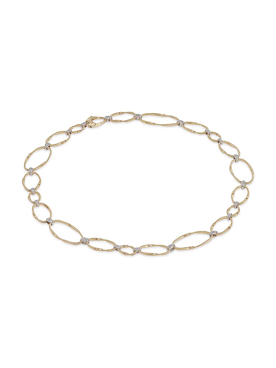 Womens Marrakech Onde Two-Tone 18K Gold & Diamond Collar Necklace Product Image