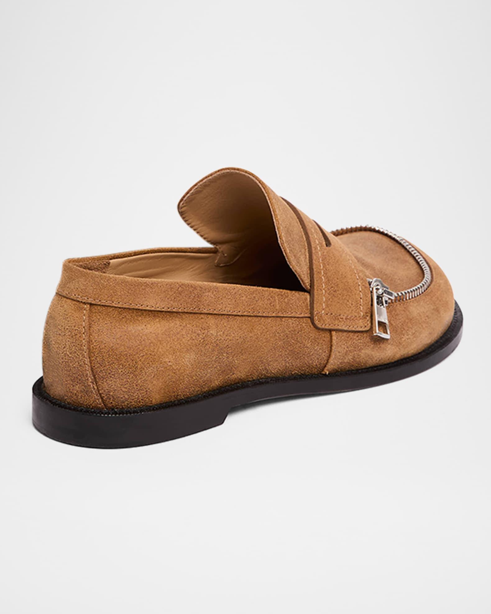Suede Biker Penny Loafers Product Image